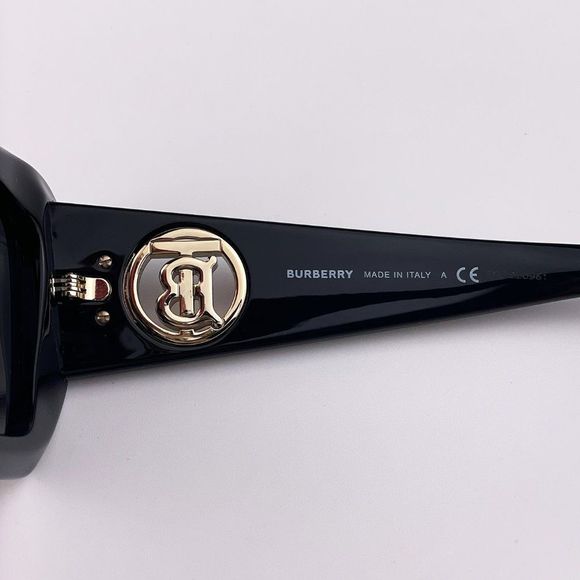 Burberry BE4344 Daisy 300187 Sunglasses Black Gray Square Women - Picture 7 of 11